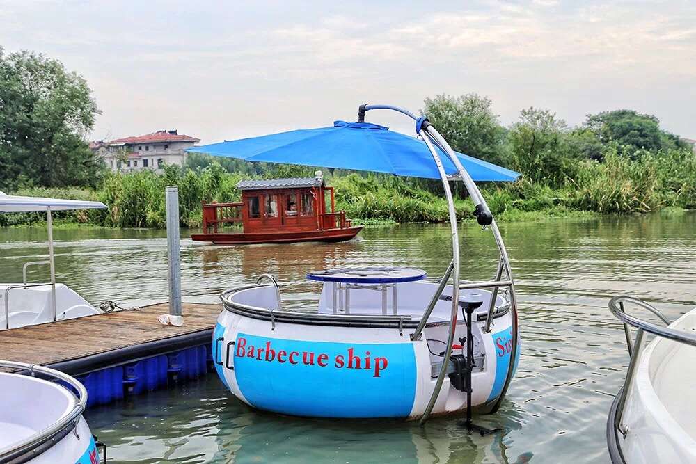 燒烤船，麻將船，BBQ