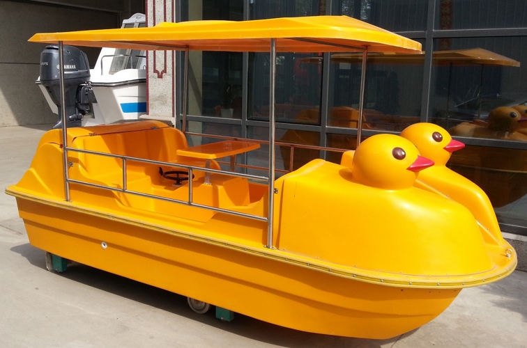 4人雙黃鴨電動(dòng)船